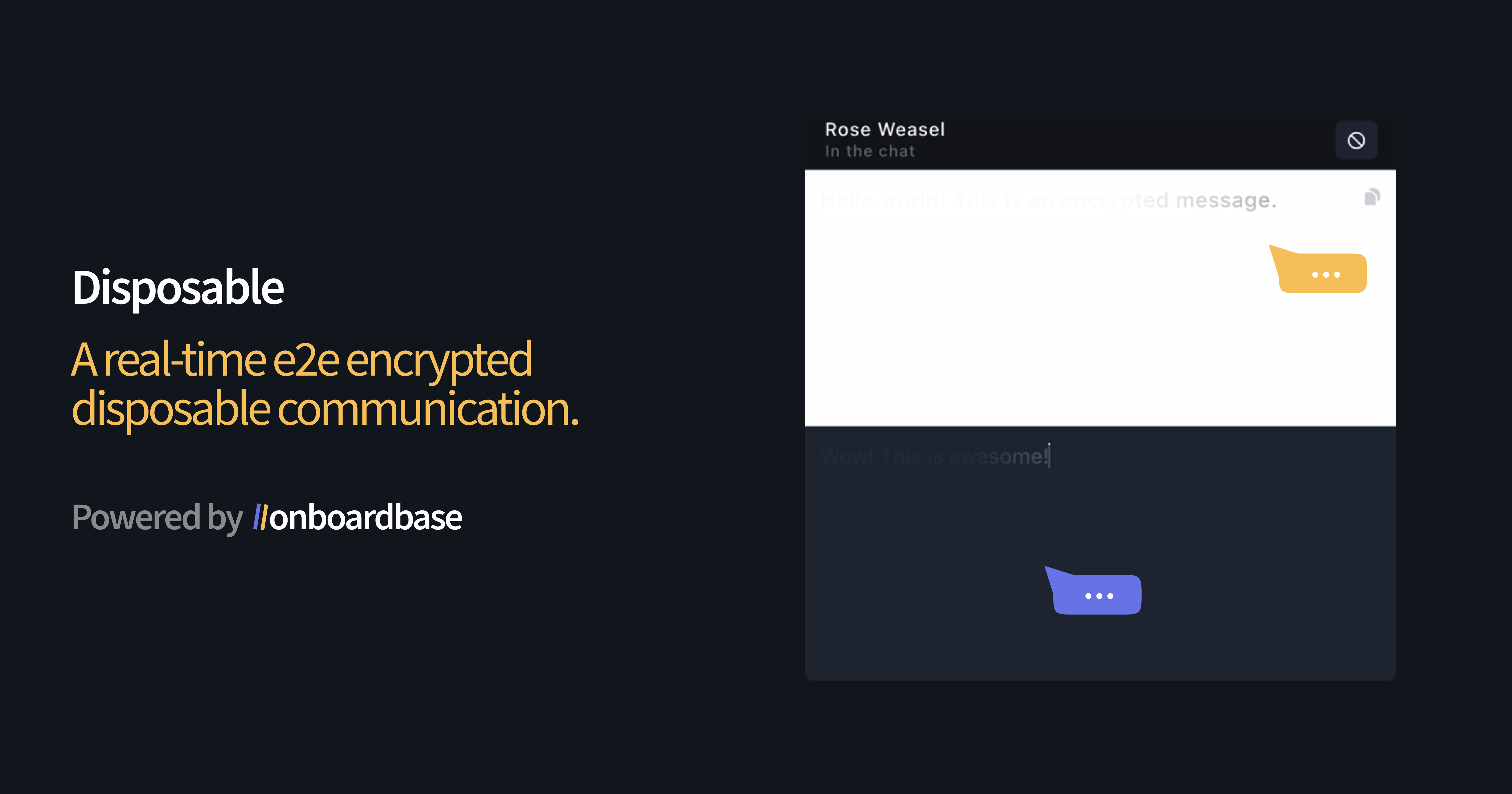 一次性的 - 实时E2E加密的临时通信工具媒体1