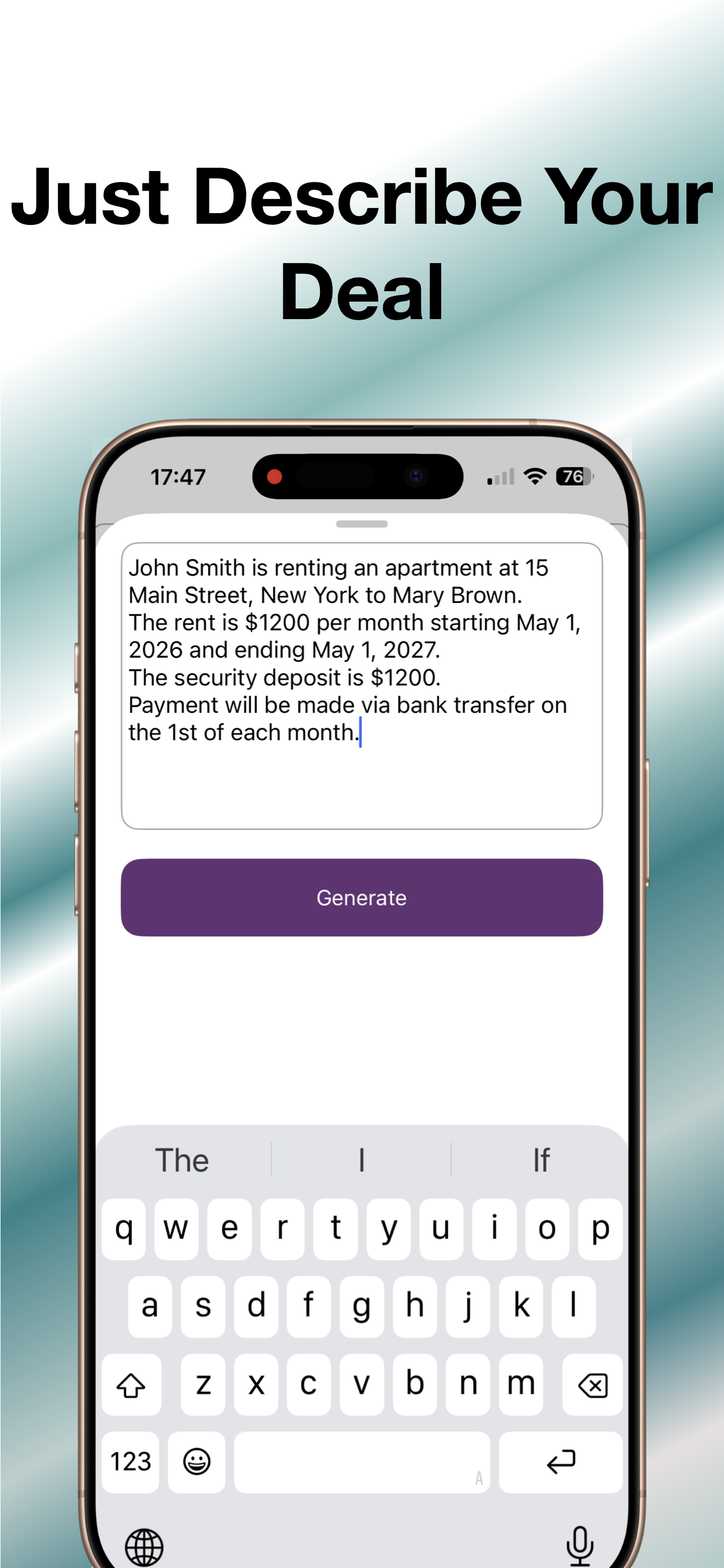 Contract — AI Contract Generator gallery image