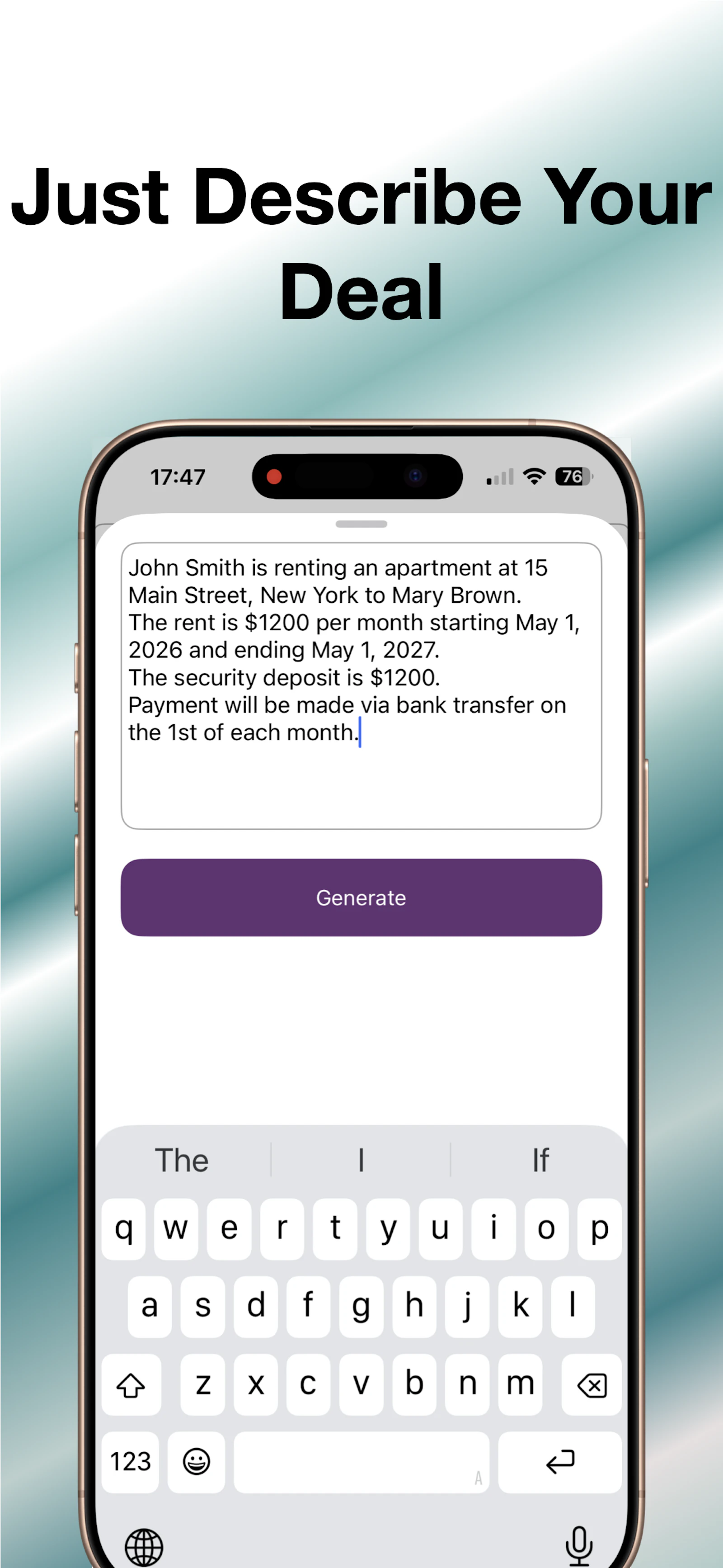 Contract — AI Contract Generator screenshot 5