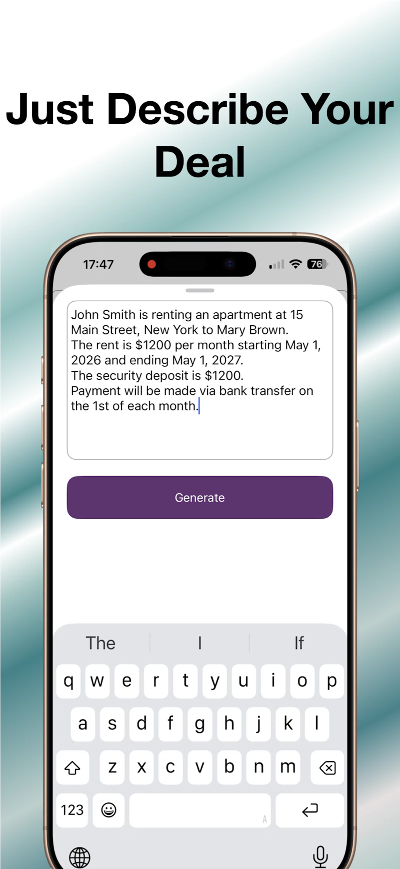 Contract — AI Contract Generator screenshot 5