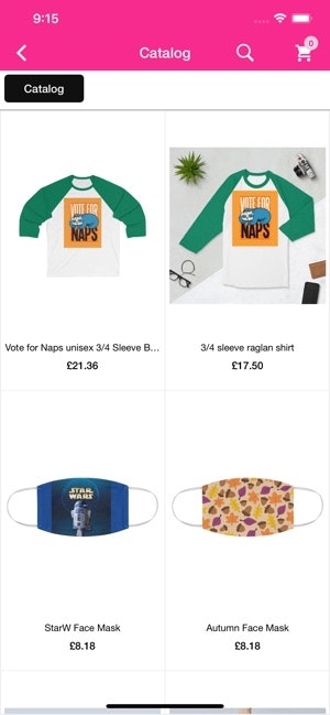 Simply Posh Kat T-shirts Mobile App gallery image