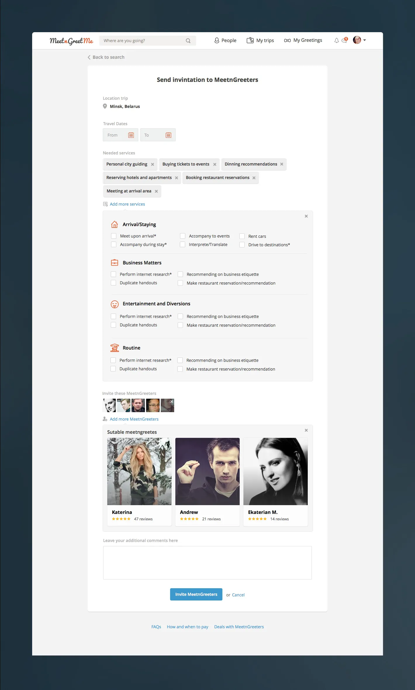 MeetnGreetMe Image