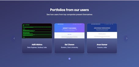 Resume to Portfolio Generator gallery image