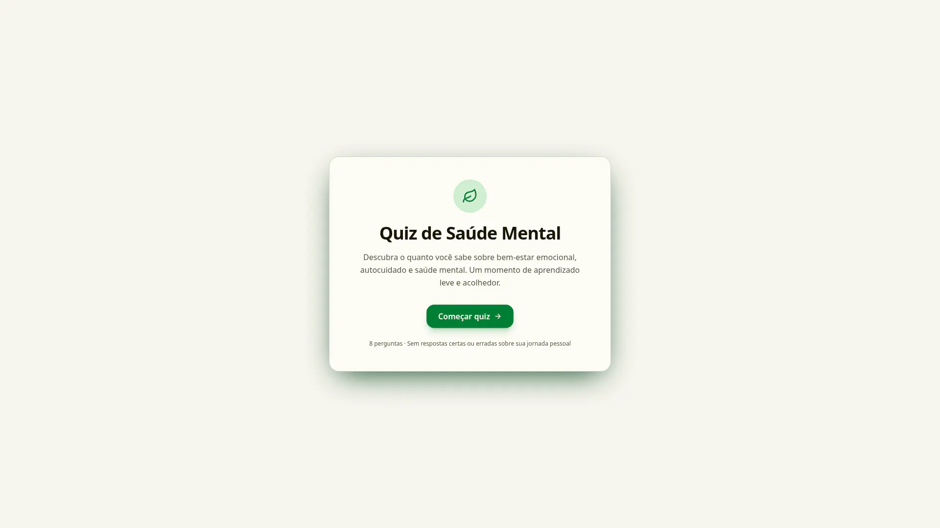 Quiz de Saúde Mental gallery image