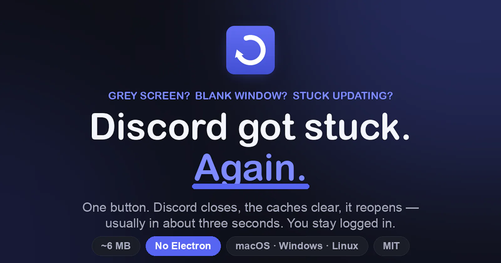 Discord Desktop Fixer screenshot 1