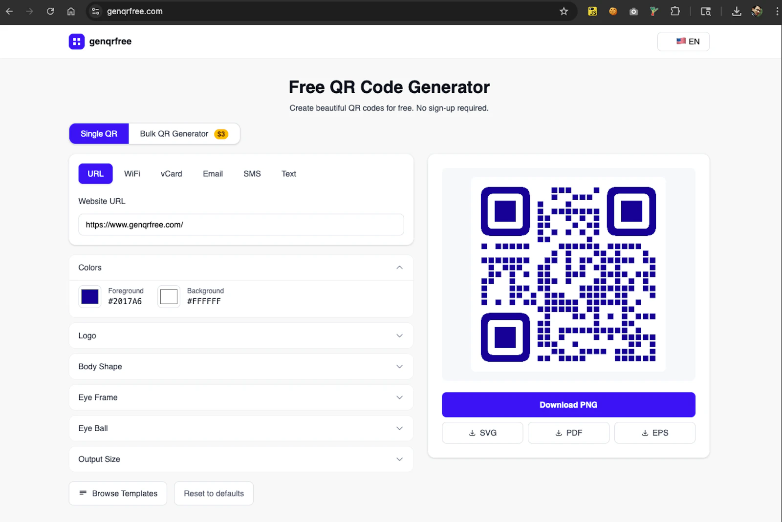 GenQRFree screenshot 4