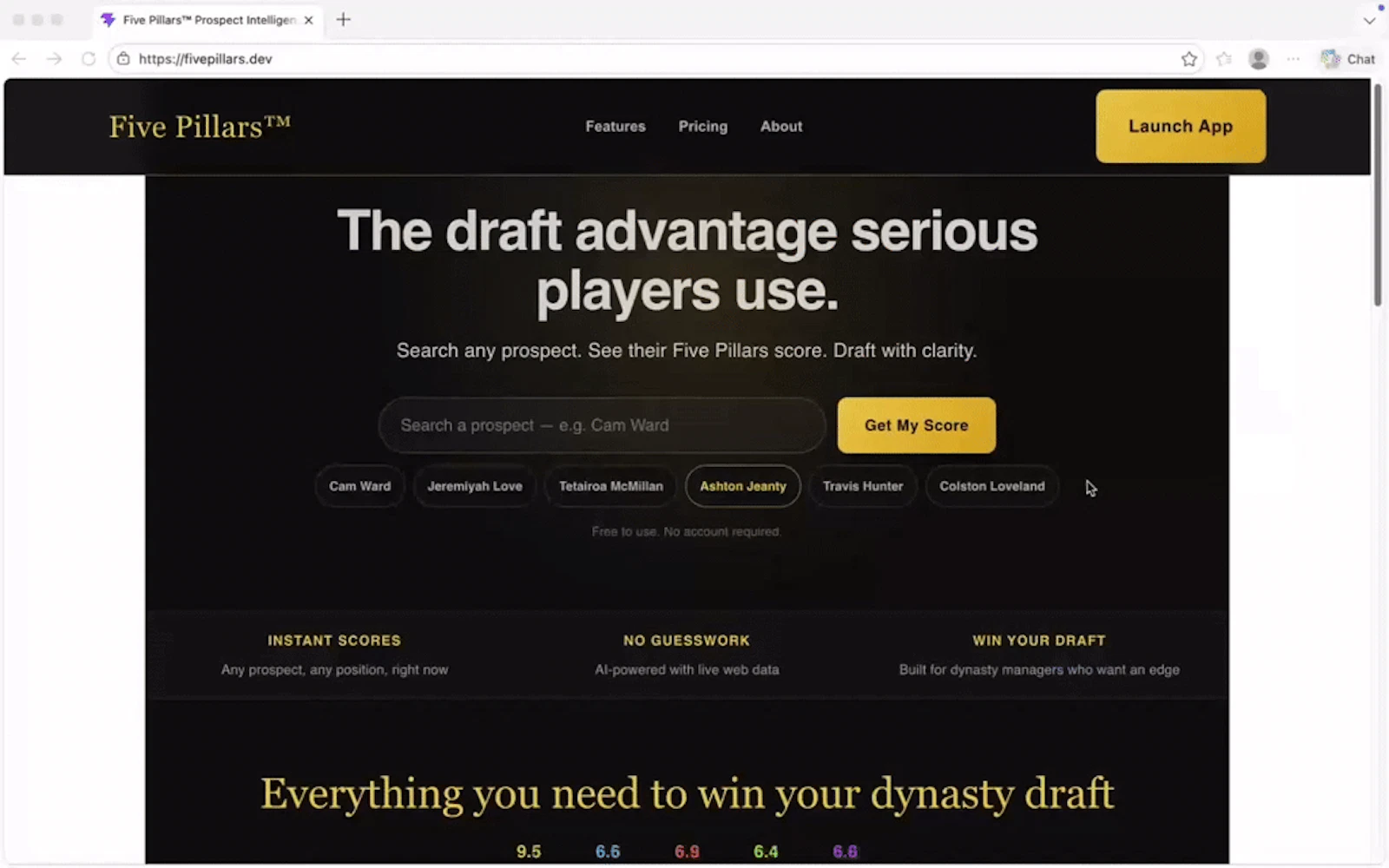 Five Pillars™ Intelligence System screenshot 1 (video preview)