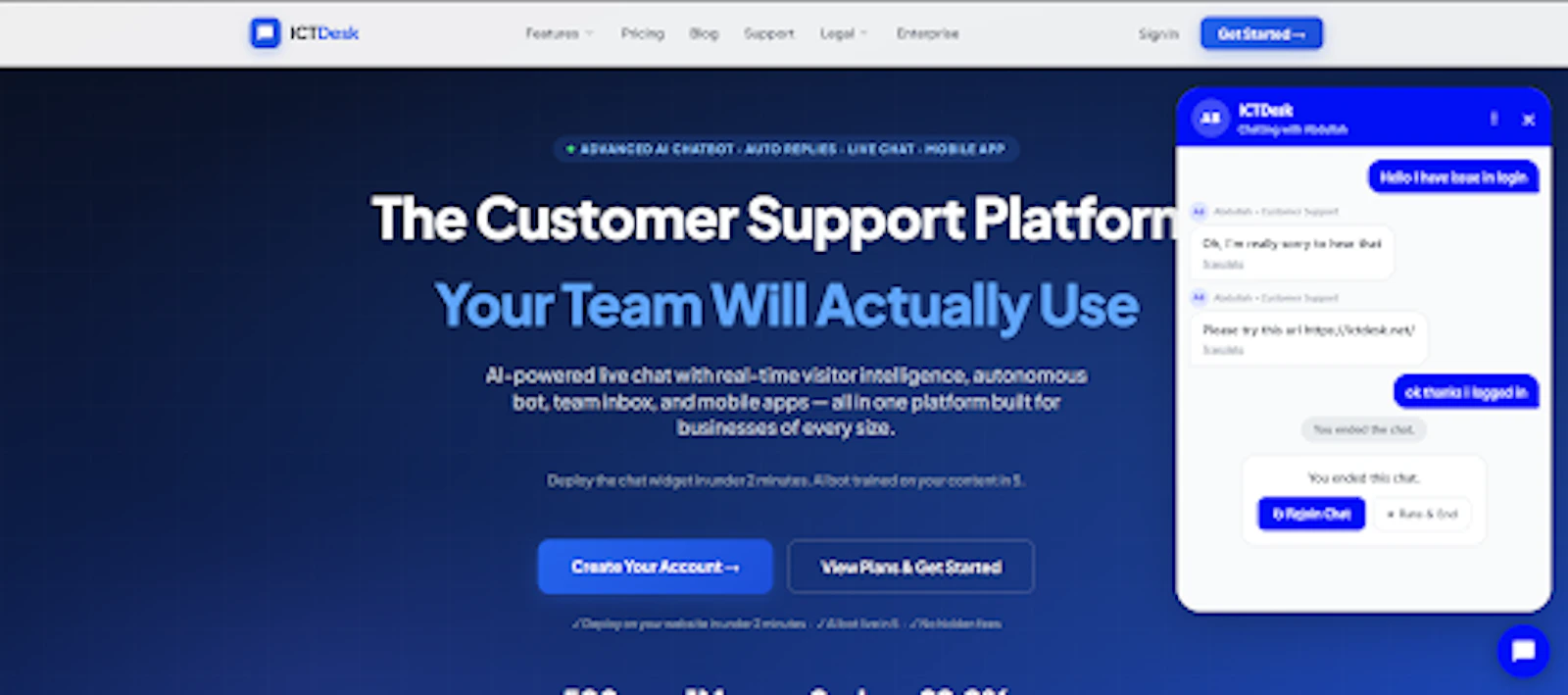 ICTDesk — Open Source Live Support screenshot 6