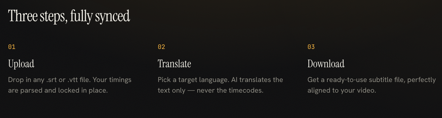 SubLingo — Online Subtitle Translator gallery image