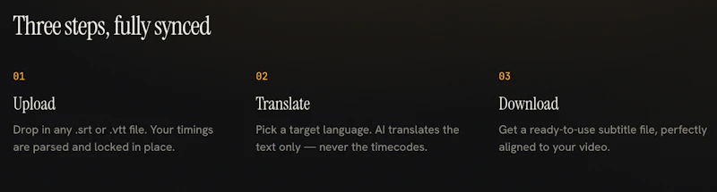 SubLingo — Online Subtitle Translator screenshot 4