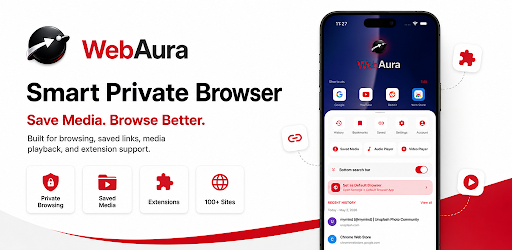 A Private Browser, Downloader& music hub gallery image