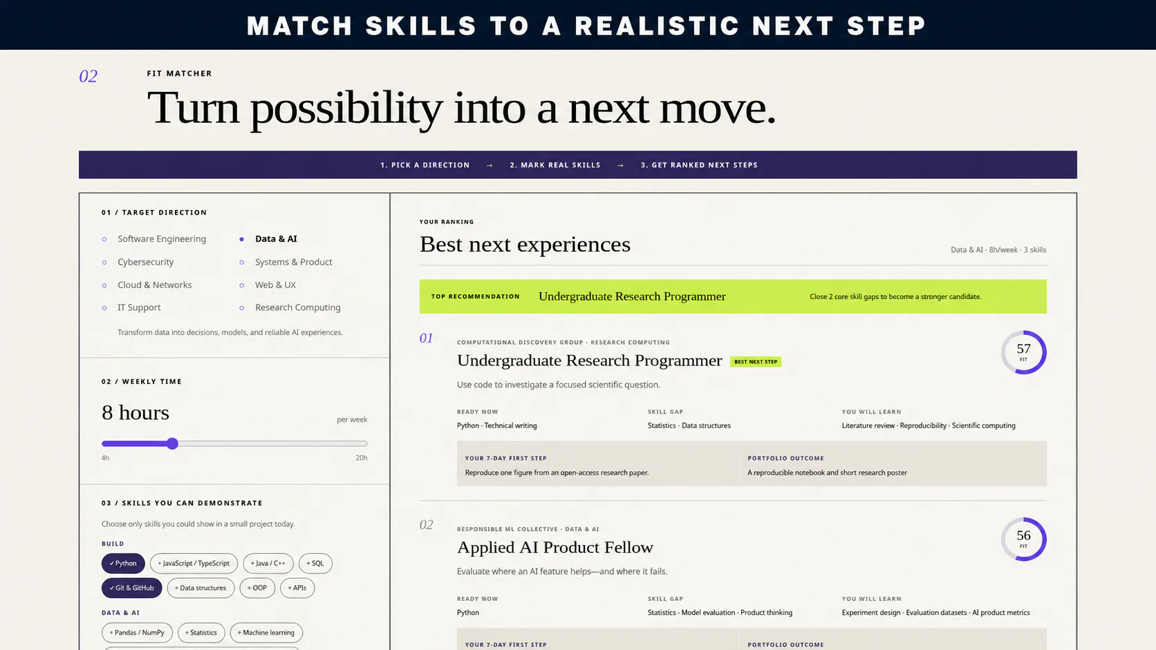 AI Internship Navigator 截图 2