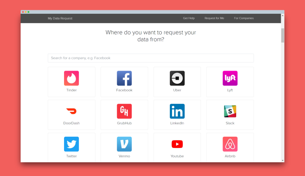 My Data Request gallery image