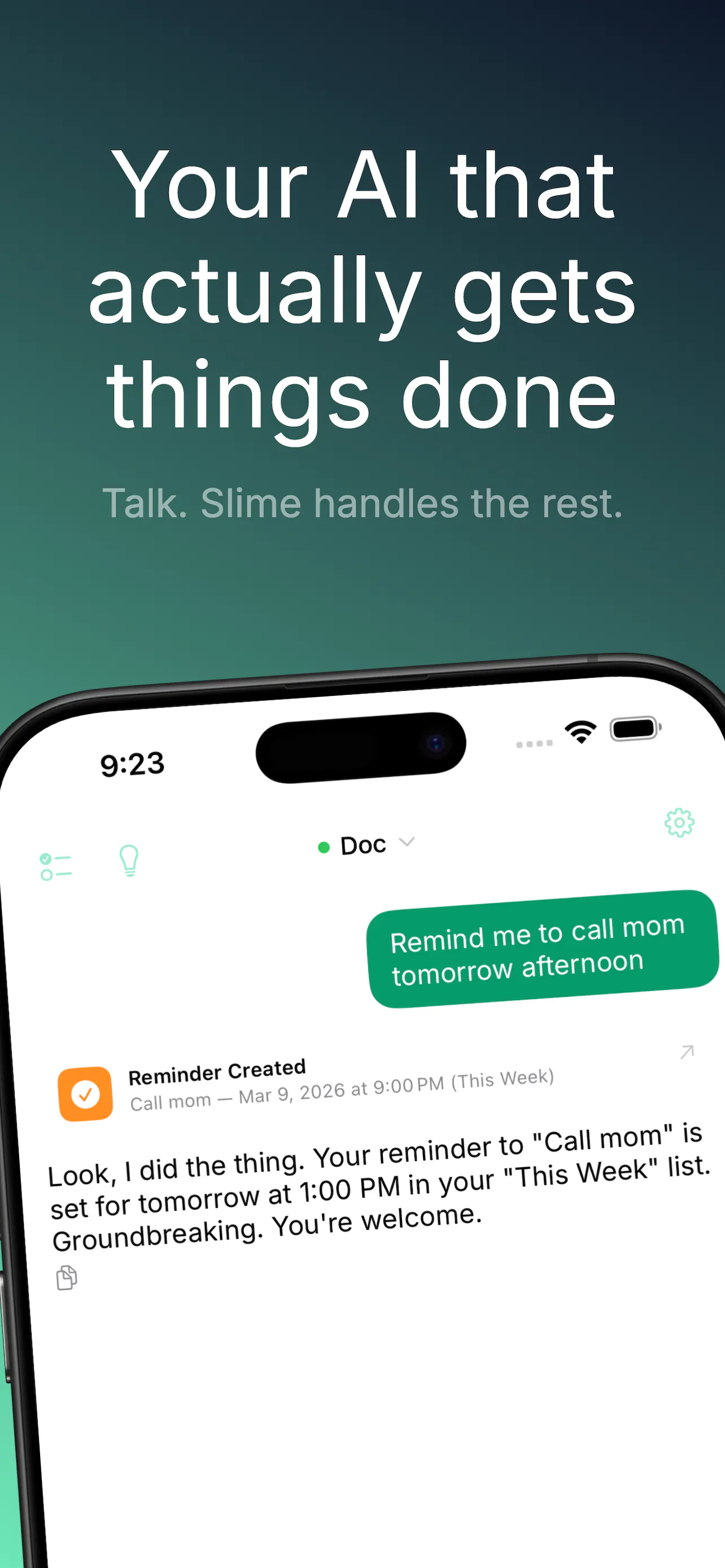 Slime のプロダクトバナー