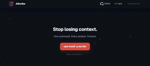 AiScribe - Store your ai coding session gallery image