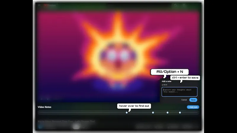 Video Notes screenshot 1 (video preview)