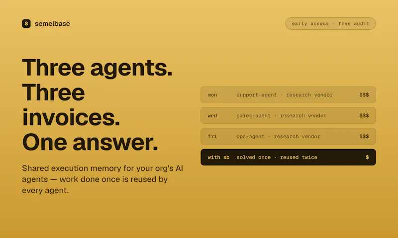 Semelbase — Shared memory for AI agents screenshot 5