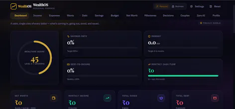WealthOS Elite gallery image