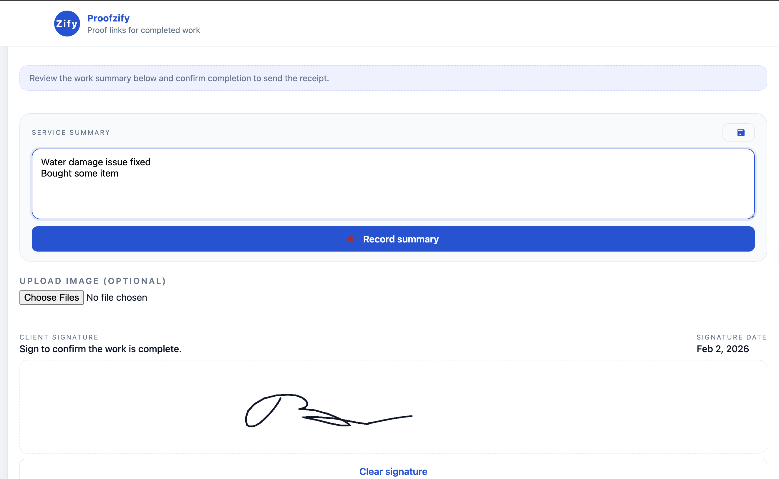 Proofzify gallery image