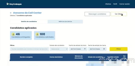 List Candidates - HoyTrabajas gallery image