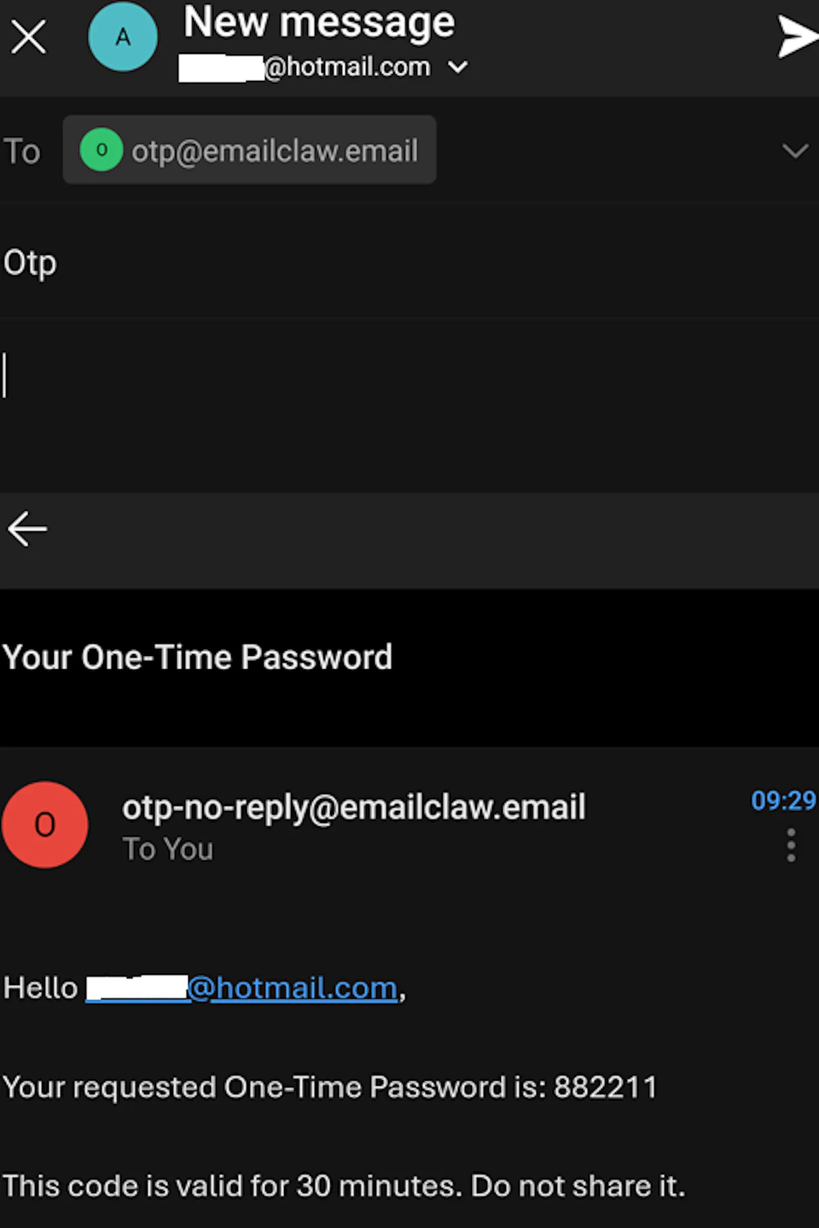 Emailclaw screenshot 1