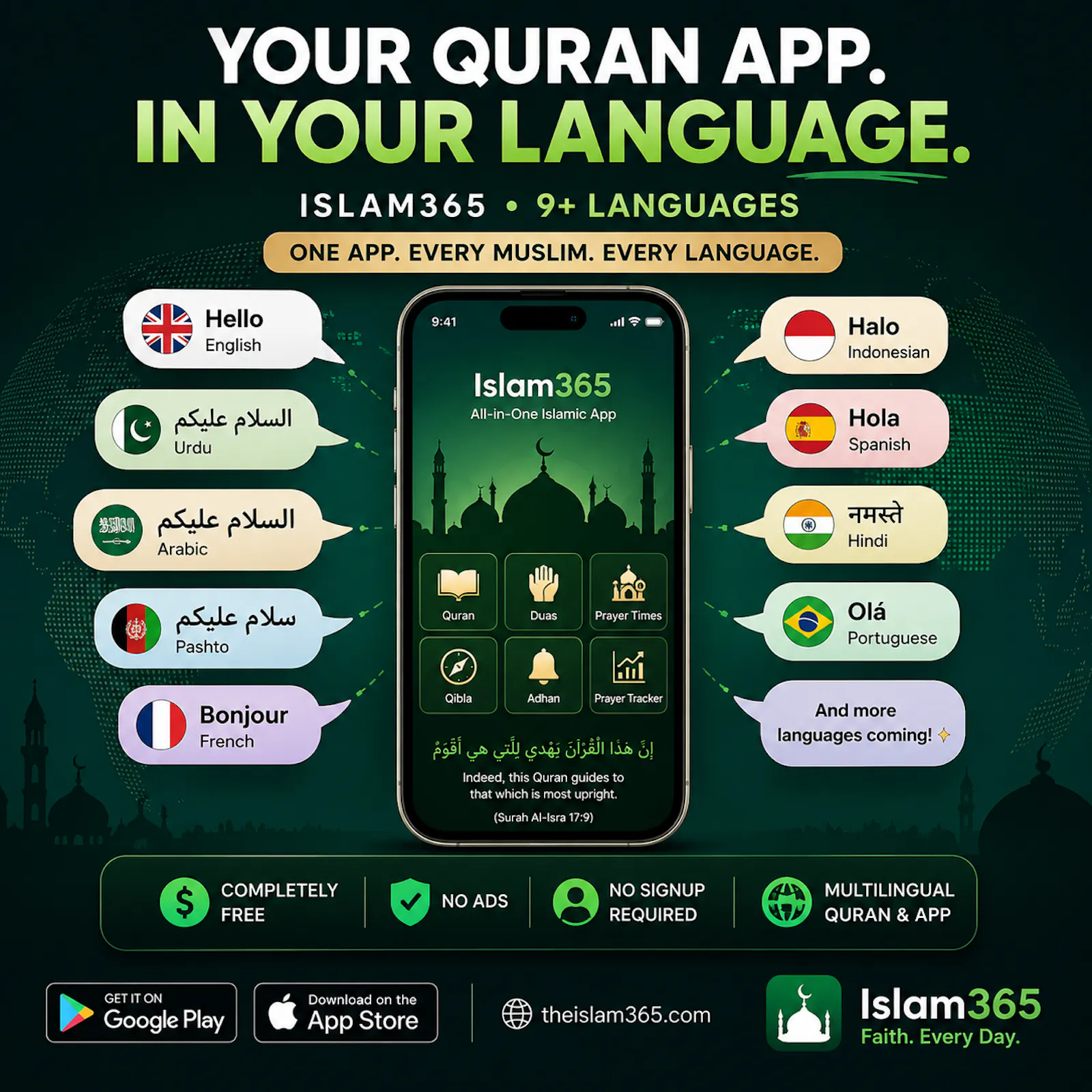Islam365: Quran, Dua & Prayer screenshot 4