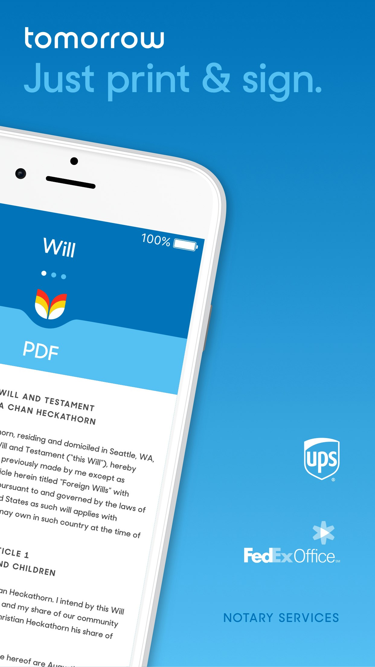 Tomorrow gallery image