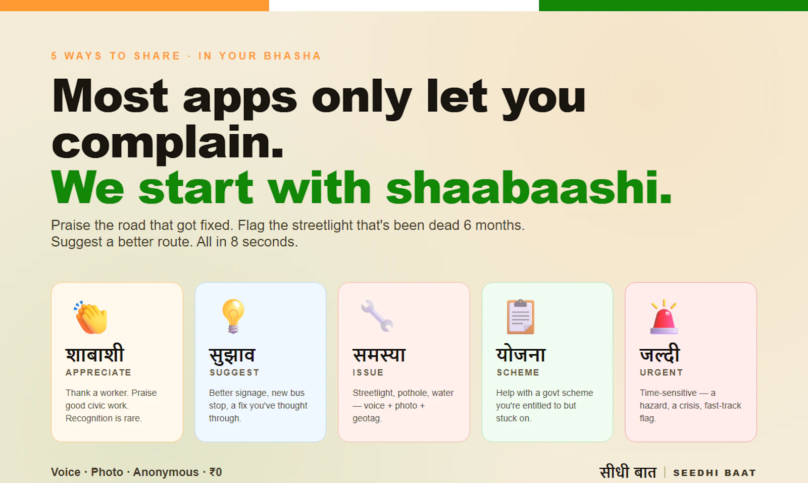 Seedhi Baat — India's Constituency OS screenshot 4