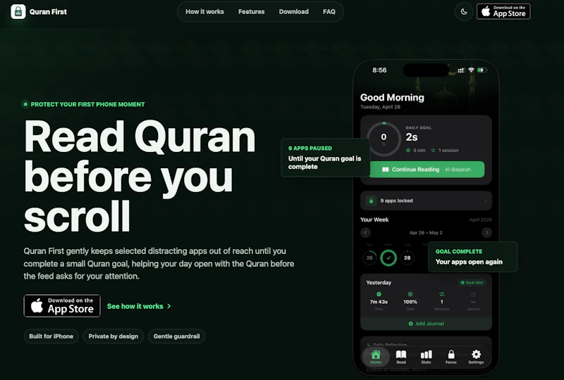 Quran First screenshot 2