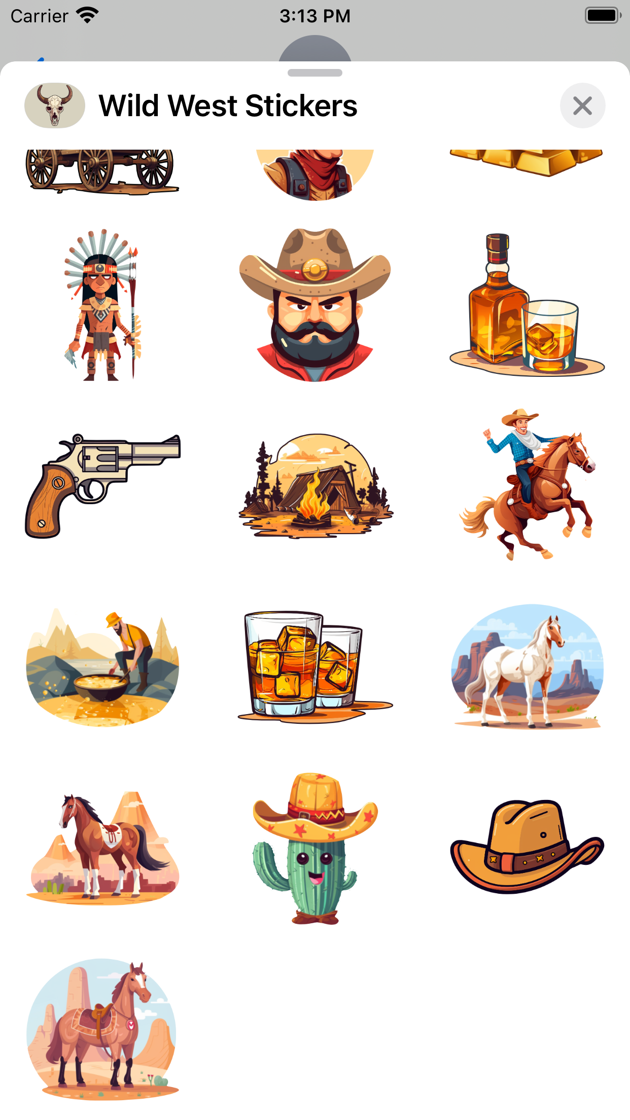Wild West Stickers gallery image