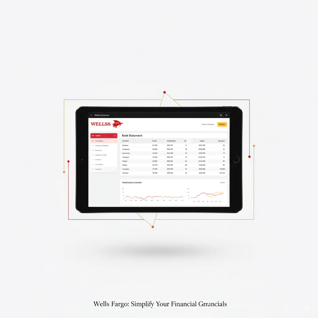 Bank Statement Template Wells Fargo gallery image