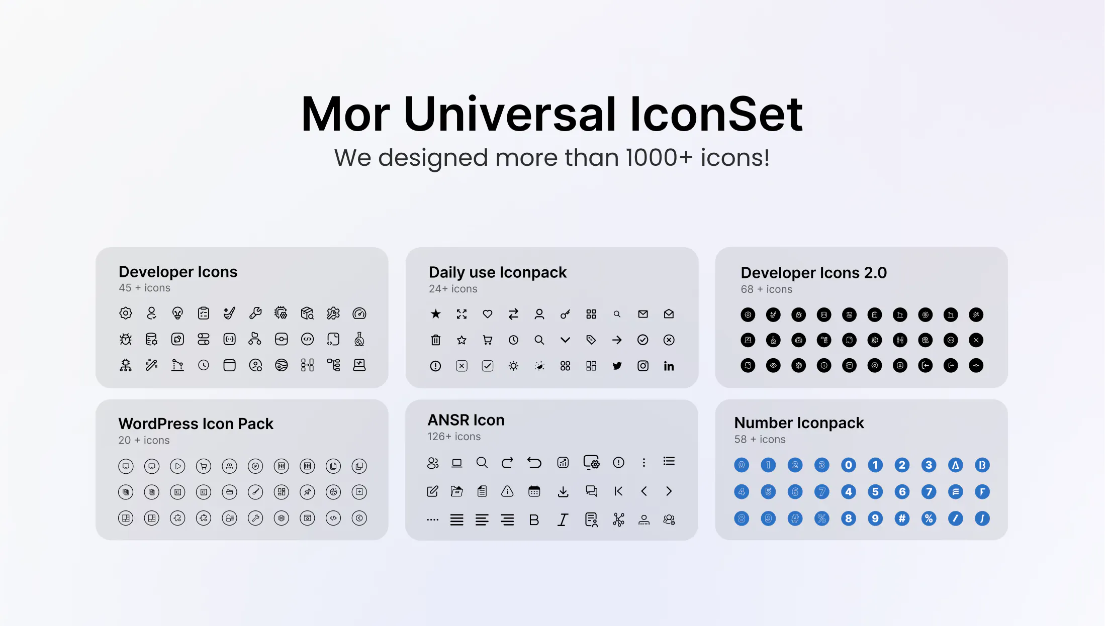 Mor Universal Icon Set screenshot 2