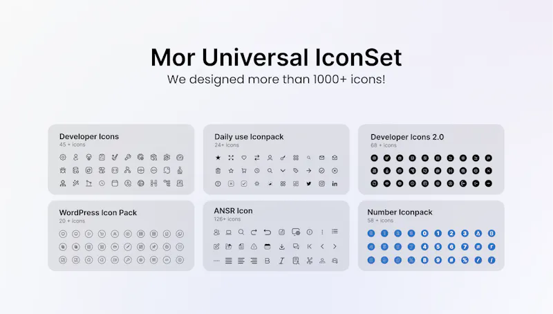 Mor Universal Icon Set screenshot 2