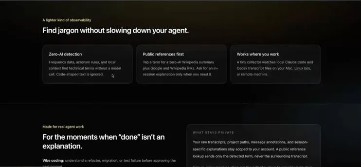 unjargon — jargon for your agents gallery image