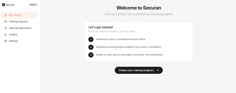 Securan screenshot 1