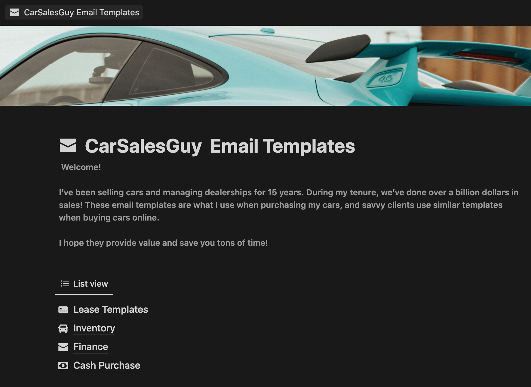 Carsalesguyの無料メールテンプレート - これらのテンプレートを使用して、ディーラーをスキップし、オンラインで買い物をします。メディア3