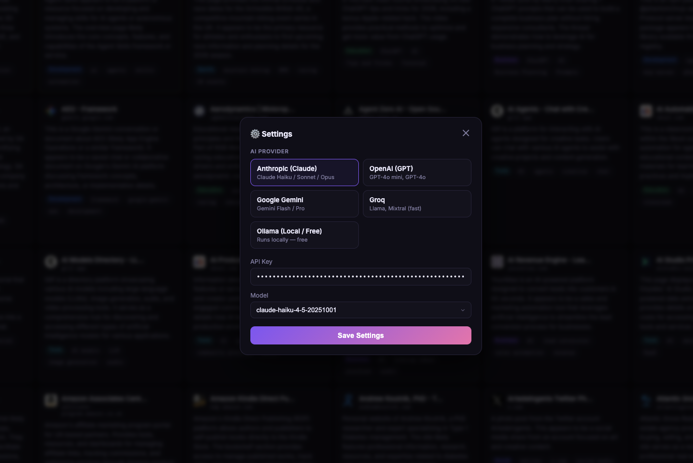 Bookmark Brain - Screenshot 4 showing product features and functionality