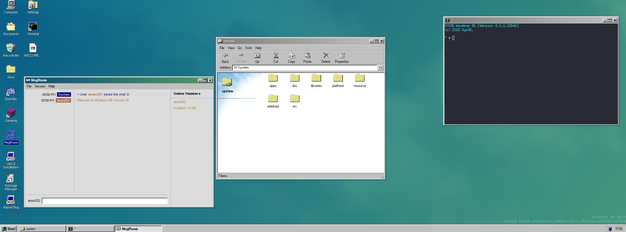 Windows 96 versie 3 - Meme-y recreatie van retro-ramen in de browser media 3