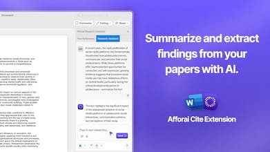 Afforai Cite Extension for MS Word gallery image