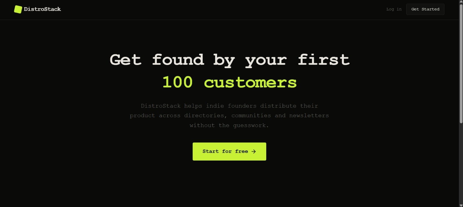 DistroStack — Distribution platform  gallery image