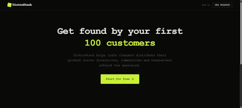 DistroStack — Distribution platform gallery image