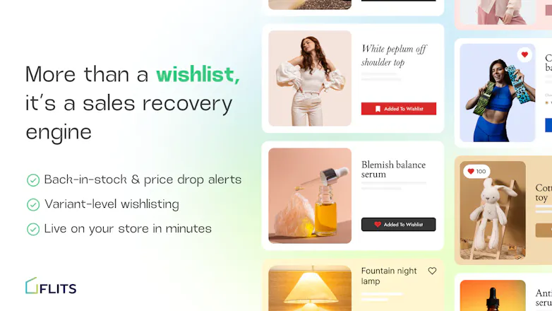 Flits Wishlist App gallery image