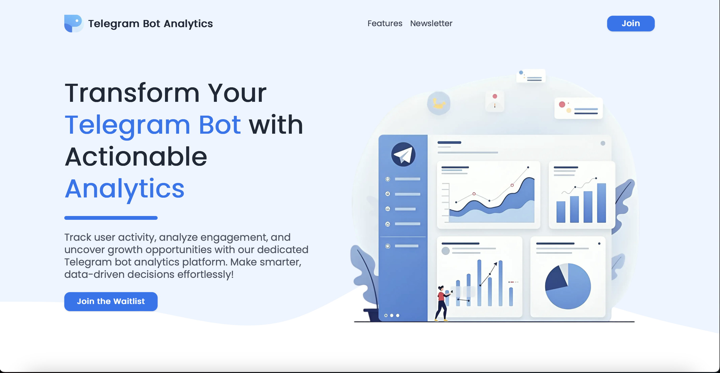 Telegram Bot Analytics - Telegram Bot Analytics Tool media 1