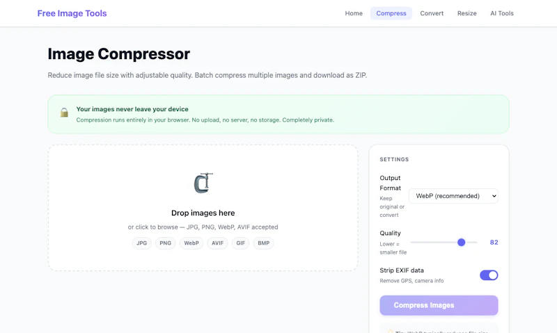 Free Image Tools screenshot 2