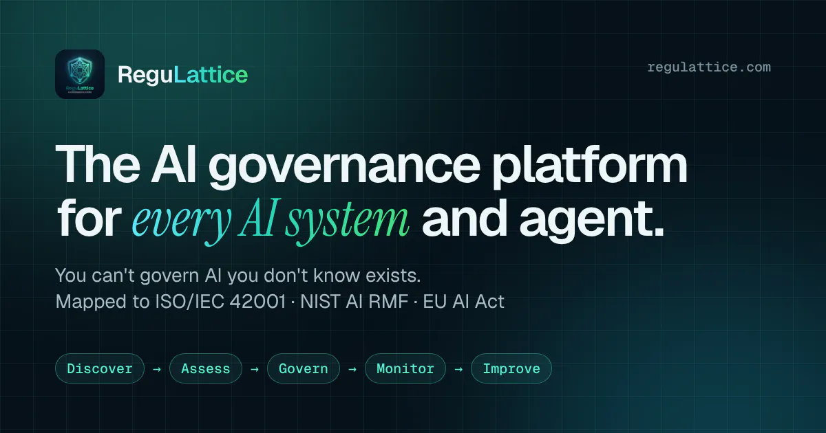 ReguLattice AI Governance Platform gallery image