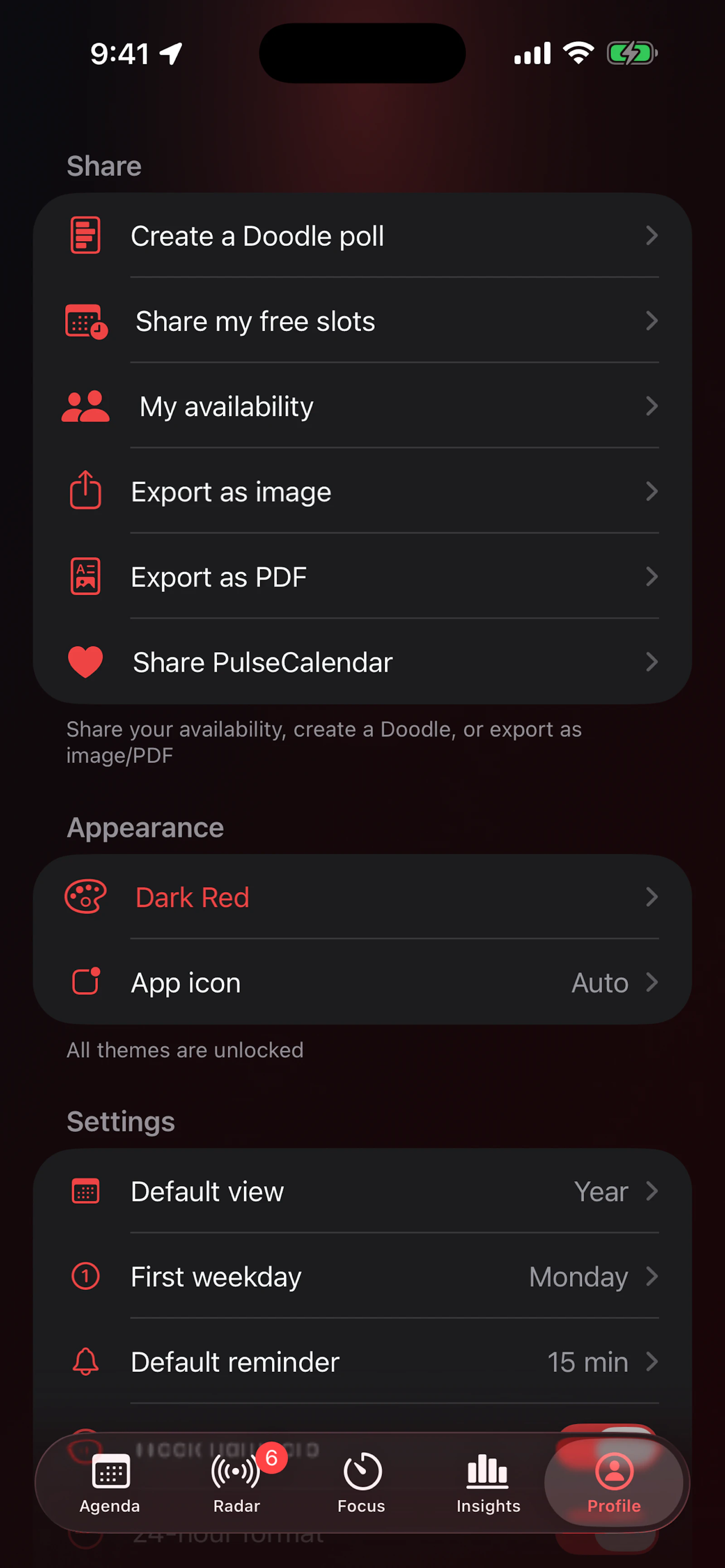PulseCalendar screenshot 4