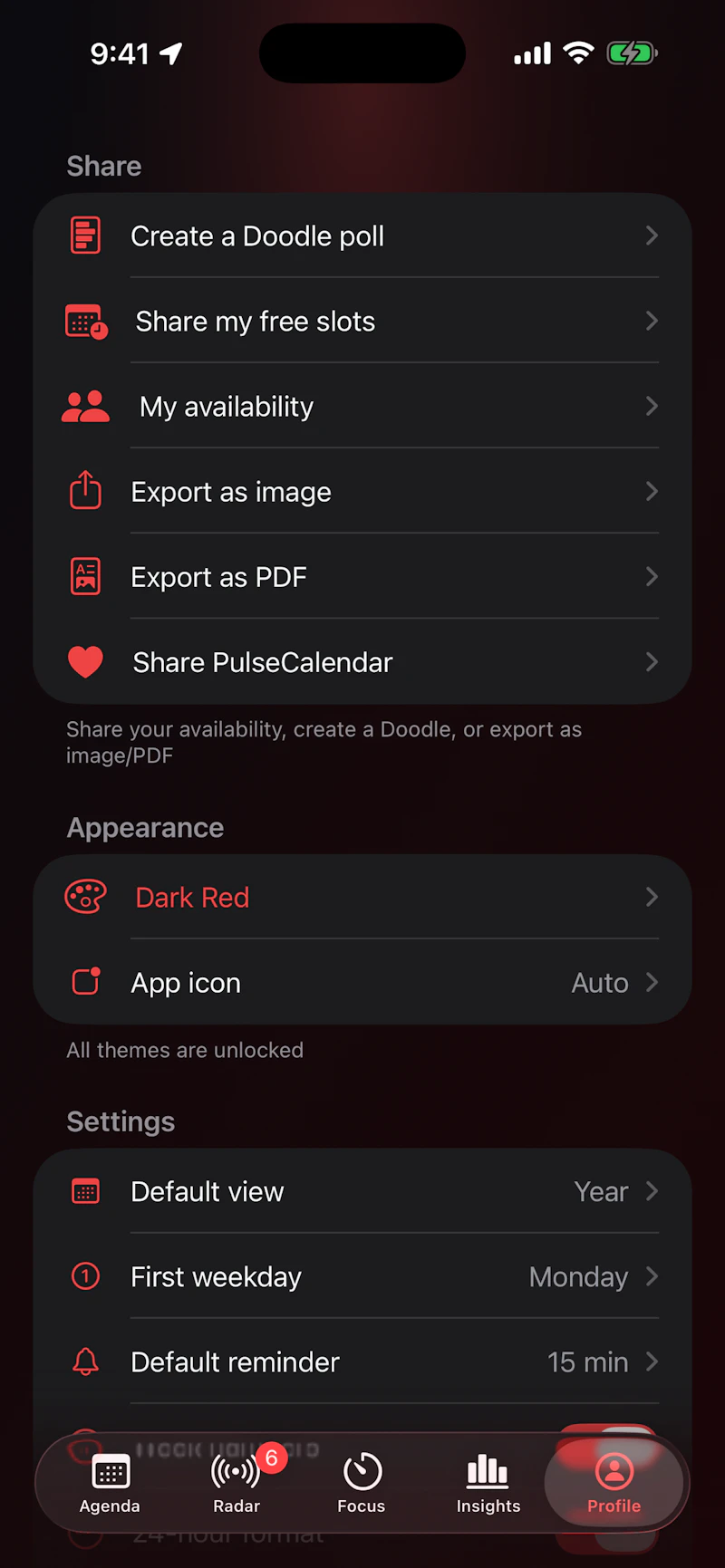 PulseCalendar screenshot 4