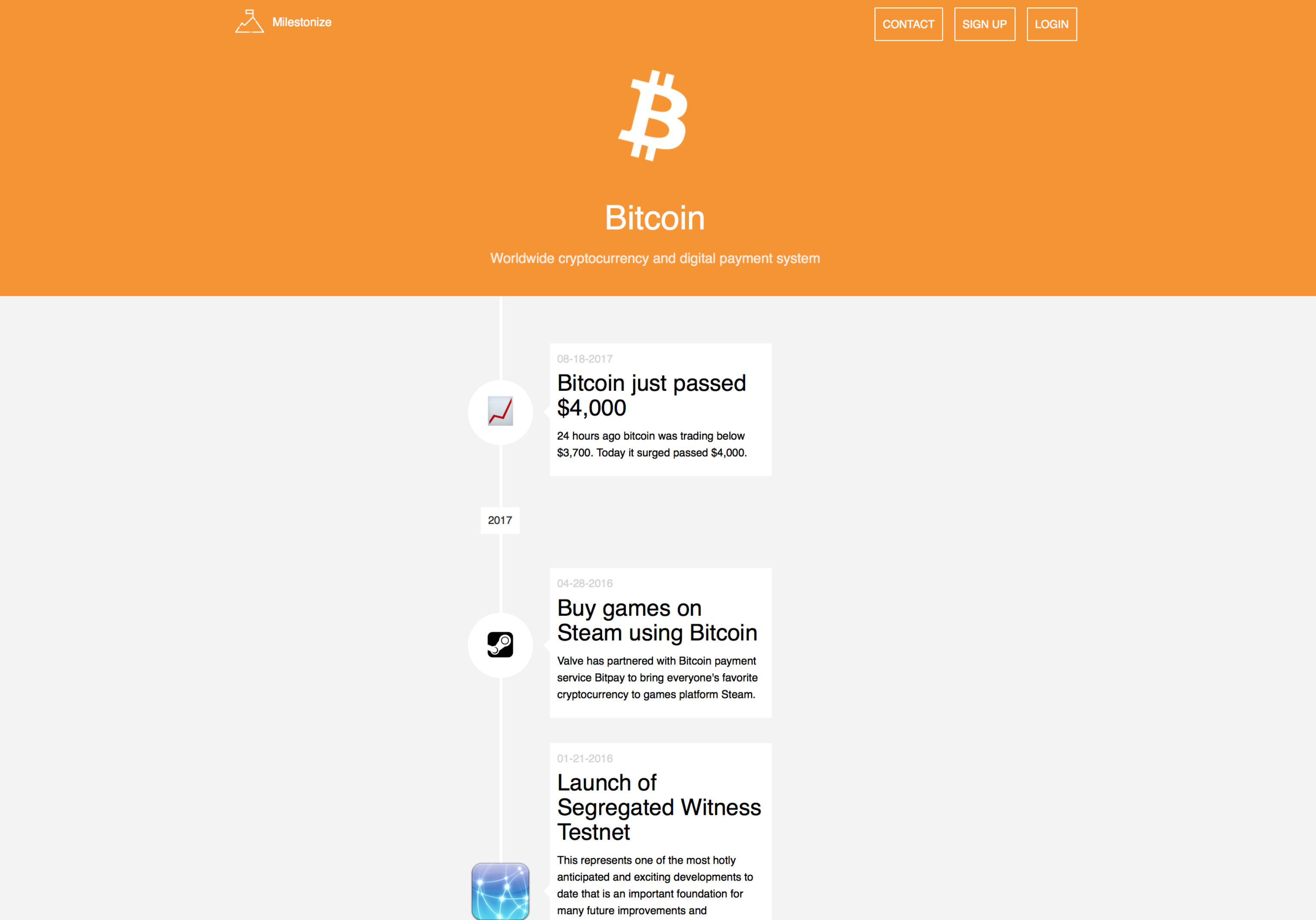 Milestonize gallery image