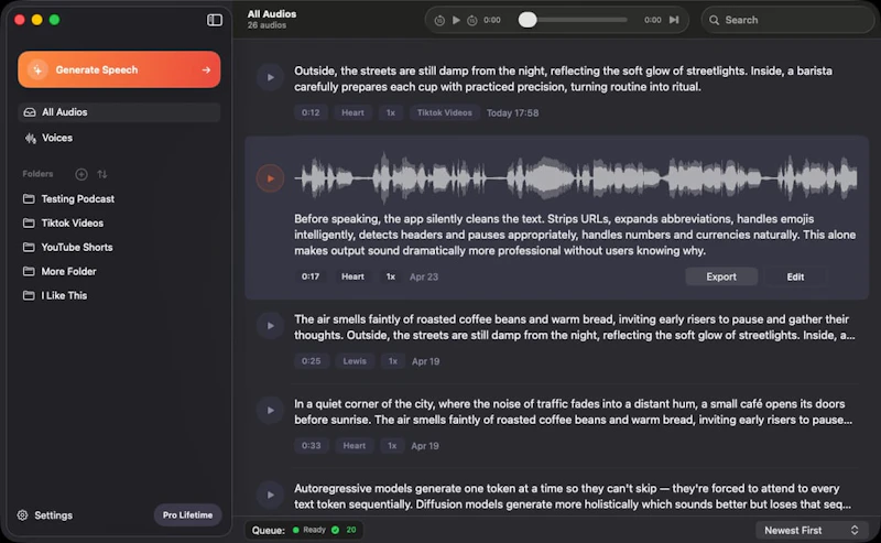 Spokio screenshot 2