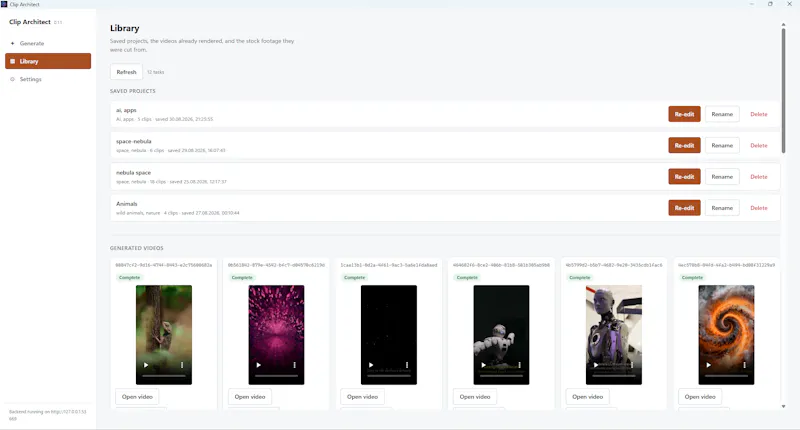 Clip Architect screenshot 4